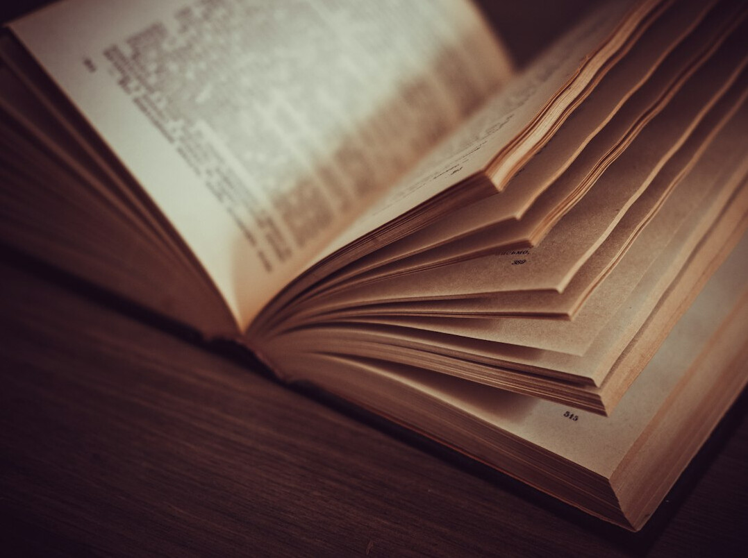 book pages turning